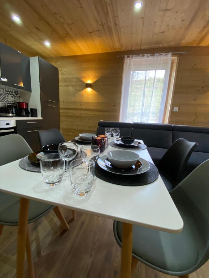 Les Chalets Bambi & Jacuzzi Privatif Ла-Бресс Экстерьер фото