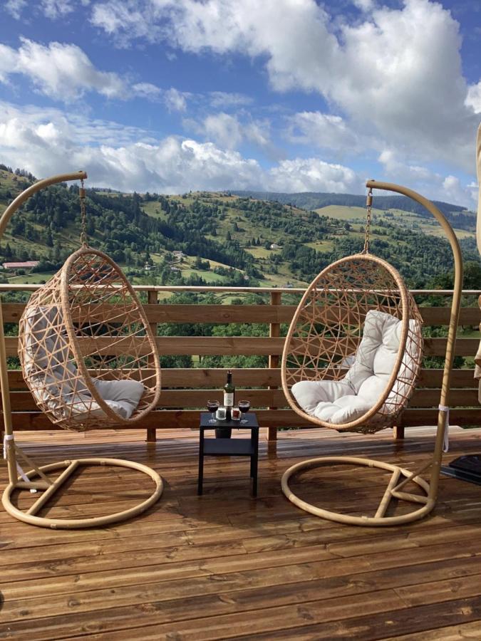 Les Chalets Bambi & Jacuzzi Privatif Ла-Бресс Экстерьер фото